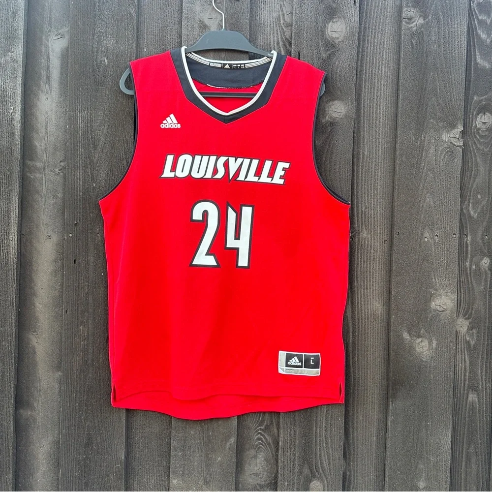 Adidas Louisville Cardinal Basketball Jersey #24 men's size large - Picture 2 of 10